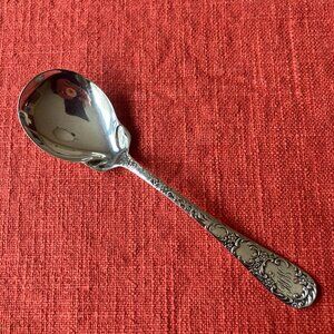 J. B. & S. M. Knowles "Newton & Lincoln" Sterling Silver Sugar Spoon, 23 grams